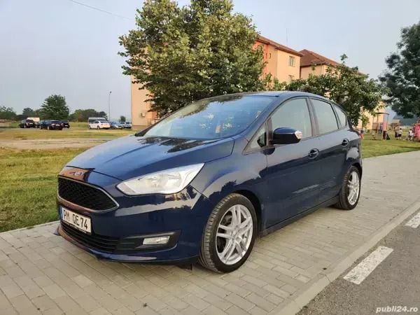 Albastru Utilizat 2018 Ford C-MAX Monovolum | 6.350 EUR - Imagine 1/4