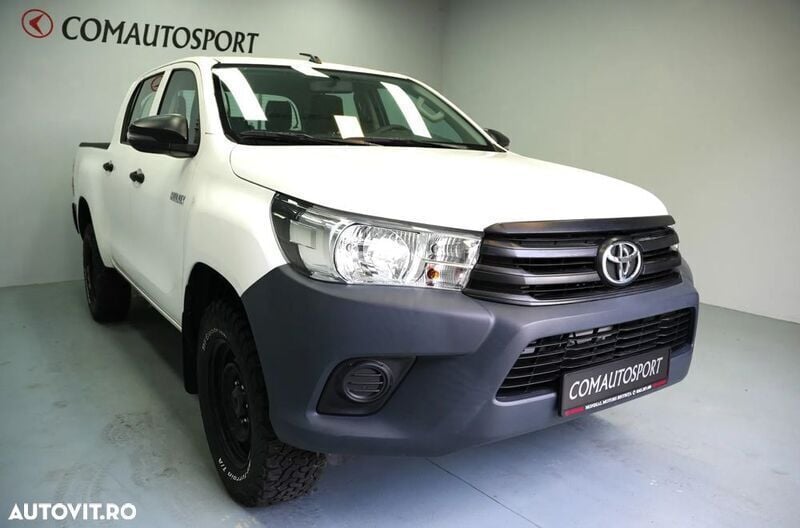 Alb Utilizat 2019 Toyota HiLux Comfort Pickup | 32.065 EUR (Preț OK) - Imagine 1/4
