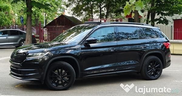 Negru Utilizat 2019 Skoda Kodiaq SportLine SUV | 23.400 EUR (Scump) - Imagine 1/4