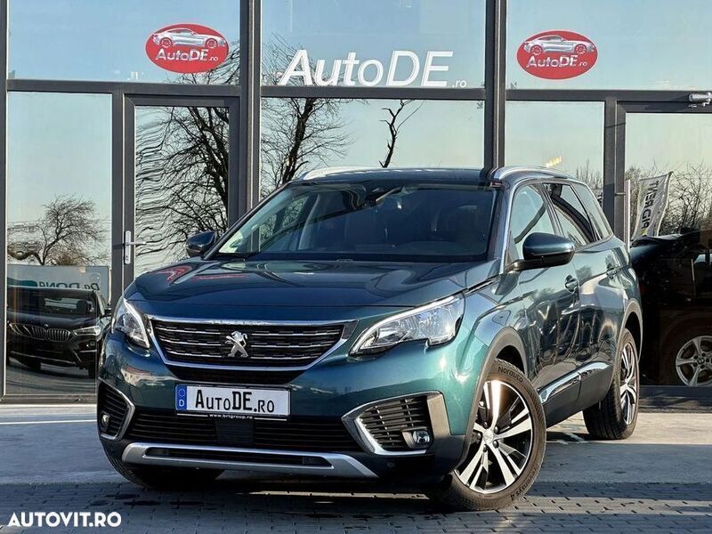 Albastru Utilizat 2018 Peugeot 5008 Monovolum | 14.490 EUR (Preț OK) - Imagine 1/4