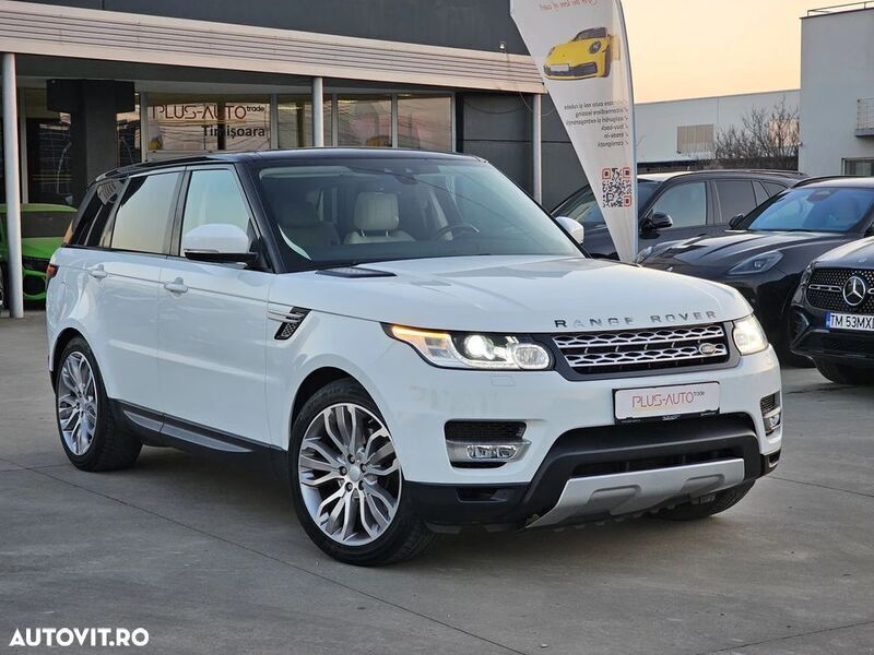 Alb Utilizat 2017 Land Rover Range Rover Sport HSE SUV | 27.900 EUR (Super Preț) - Imagine 1/4