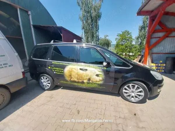 Negru Utilizat 2008 Ford Galaxy Ghia Monovolum | 6.399 EUR - Imagine 1/4