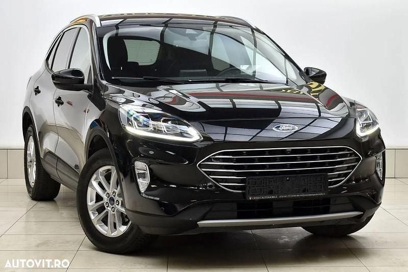 Negru Utilizat 2022 Ford Kuga Titanium SUV | 18.700 EUR (Preț OK) - Imagine 1/4