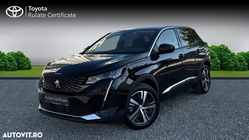 Negru Utilizat 2022 Peugeot 3008 Allure SUV | 21.300 EUR (Preț OK) - Imagine 1/4