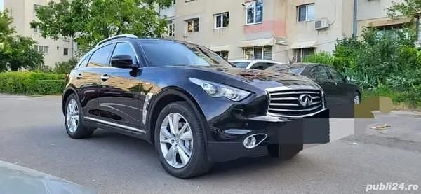 Negru Utilizat 2015 Infiniti QX70 SUV | 12.950 EUR - Imagine 1/4