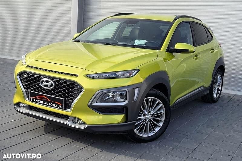 Second-hand Hyundai Kona Premium 136 CP (100 kW) 2019 Culoareverde SUV