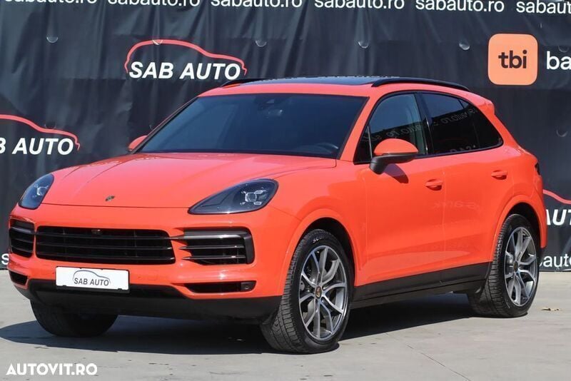 Portocaliu Utilizat 2020 Porsche Cayenne S SUV | 62.500 EUR (Preț OK) - Imagine 1/4