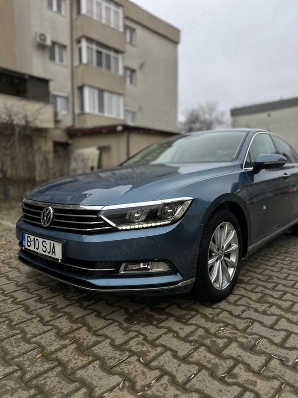 Albastru Utilizat 2016 VW Passat Highline Berlinǎ | 16.250 EUR (Preț OK) - Imagine 1/4