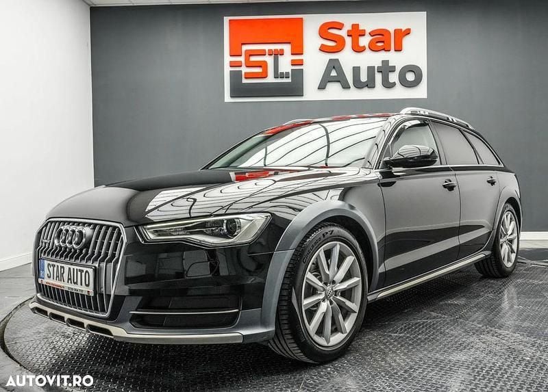 Negru Utilizat 2017 Audi A6 Allroad Break | 14.990 EUR (Super Preț) - Imagine 1/4