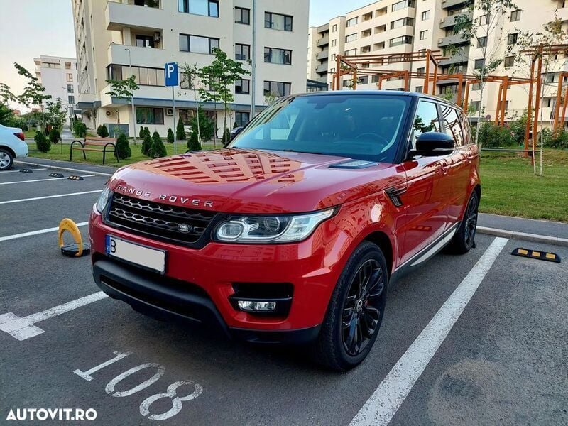 Rosu Utilizat 2015 Land Rover Range Rover Sport SUV | 23.490 EUR (Scump) - Imagine 1/4