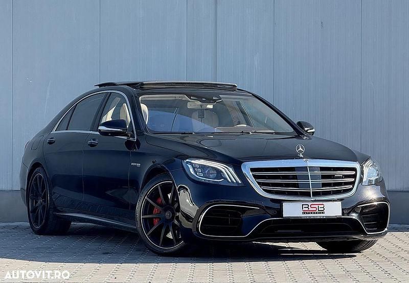 Culoarenegru Utilizat 2017 Mercedes S63 AMG AMG Berlinǎ | 62.900 EUR (Preț OK) - Imagine 1/4