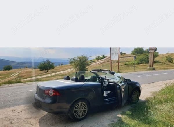 Gri Utilizat 2008 VW Eos Cabrio | 2.500 EUR (Super Preț) - Imagine 1/4