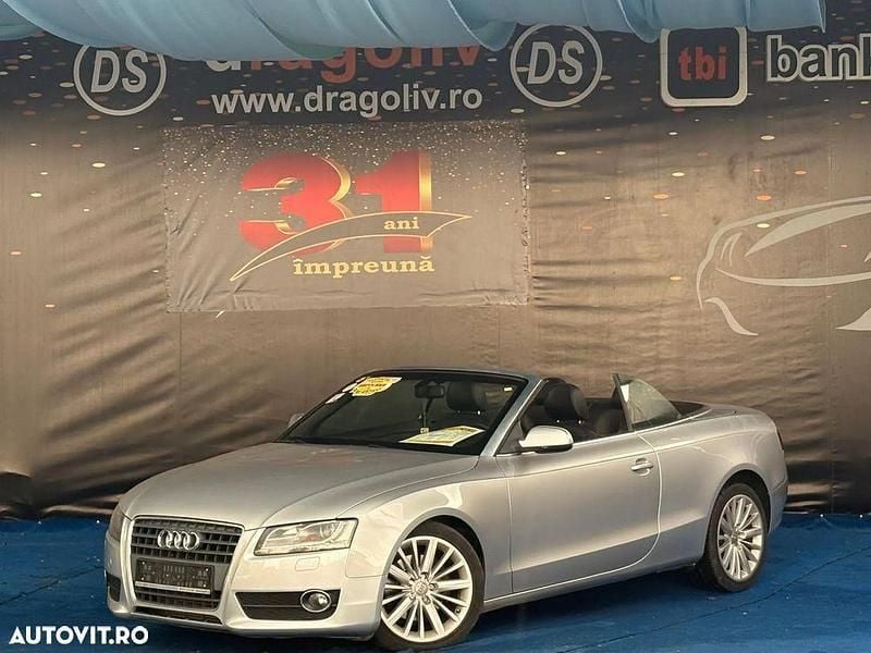 Argint Utilizat 2010 Audi A5 Cabriolet Cabrio | 8.999 EUR (Preț OK) - Imagine 1/4