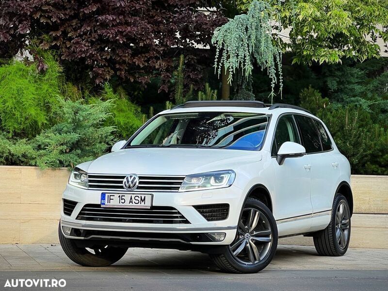 Alb Utilizat 2015 VW Touareg SUV | 14.900 EUR (Super Preț) - Imagine 1/4
