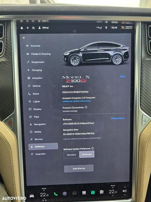 Second-hand Tesla Model X 450 kW (613 CP) 2017 Culoarenegru SUV