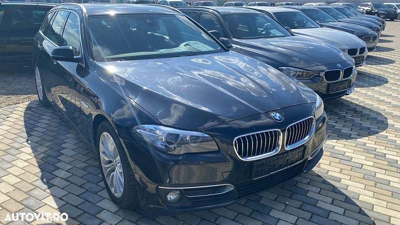 Culoarenegru Utilizat 2015 BMW 520 Luxury Line Break | 13.950 EUR (Preț OK) - Imagine 1/4