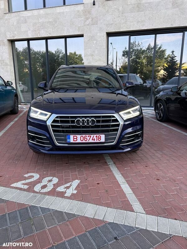 Albastru Utilizat 2018 Audi Q5 Sport SUV | 22.000 EUR (Preț bun) - Imagine 1/4