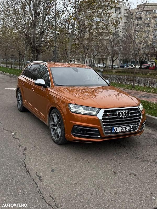 Second-hand Audi SQ7 S-line plus 435 CP (319 kW) 2017 Culoareportocaliu SUV
