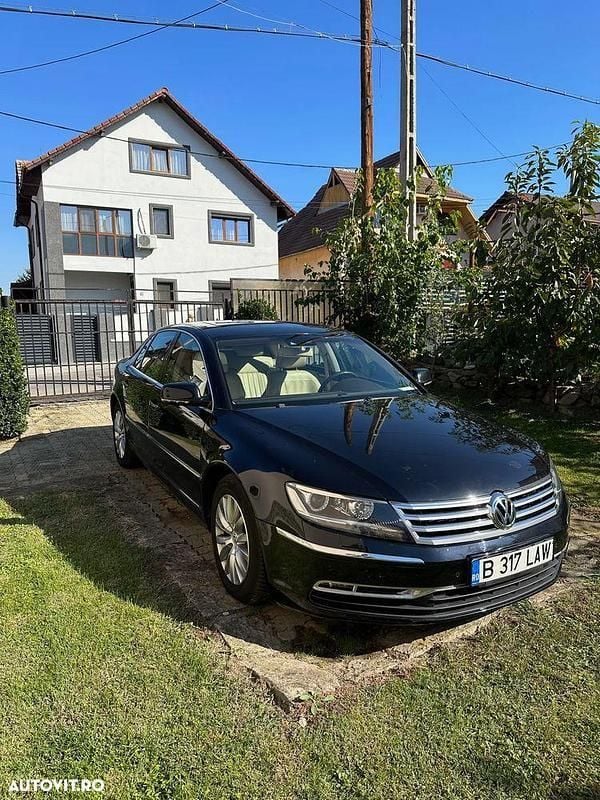 Negru Utilizat 2010 VW Phaeton Berlinǎ | 7.999 EUR (Scump) - Imagine 1/4