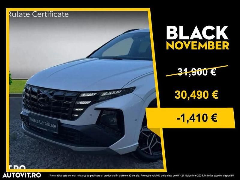 Culoarealb Utilizat 2021 Hyundai Tucson SUV | 30.490 EUR (Puțin scump) - Imagine 1/4