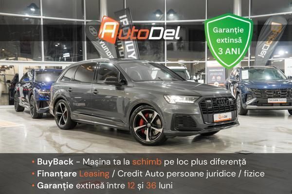 Gri Utilizat 2020 Audi Q7 SUV | 62.999 EUR - Imagine 1/4