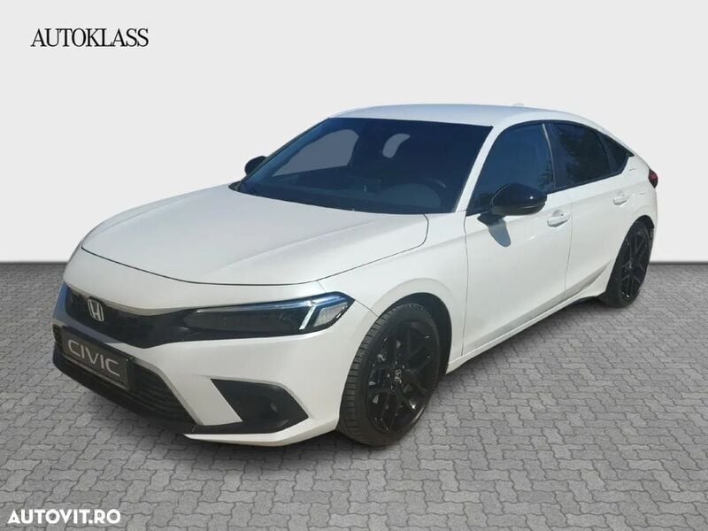 Alb Utilizat 2024 Honda Civic Hybrid Hatchback | 33.900 EUR (Preț OK) - Imagine 1/4