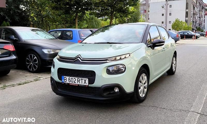 Second-hand Citroën C3 Feel 75 CP (55 kW) 2018 Culoareverde Hatchback