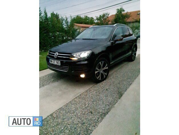 Negru Utilizat 2013 VW Touareg SUV | 19.500 EUR - Imagine 1/4