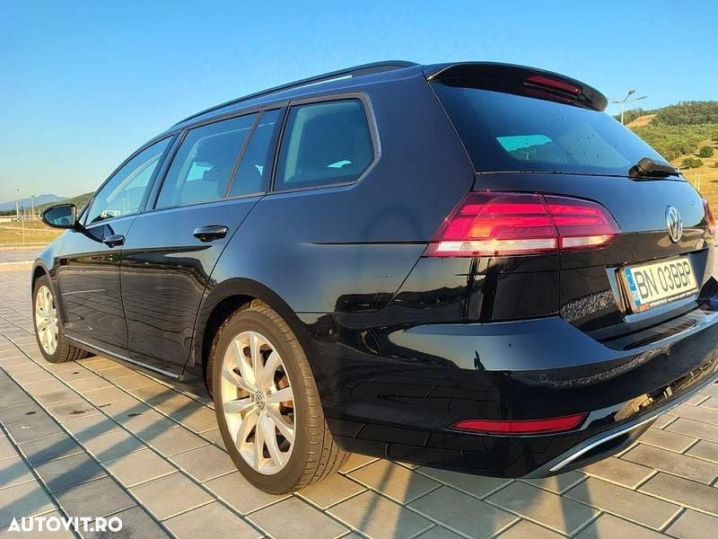 Second-hand VW Golf VII Comfortline 115 CP (84 kW) 2018 Culoarenegru Break