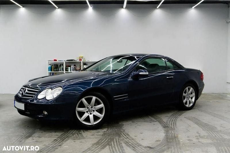 Culoarealbastru Utilizat 2003 Mercedes SL350 Cabrio | 18.450 EUR - Imagine 1/4