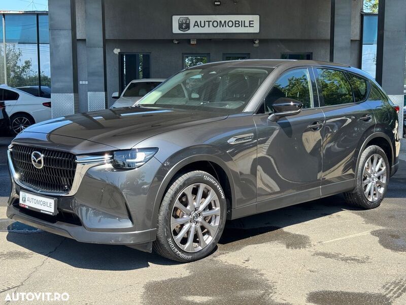 Gri Utilizat 2022 Mazda CX-60 Homura-Line SUV | 36.250 EUR - Imagine 1/4