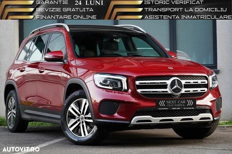 Culoarerosu Utilizat 2021 Mercedes GLB180 AMG line SUV | 24.950 EUR - Imagine 1/4