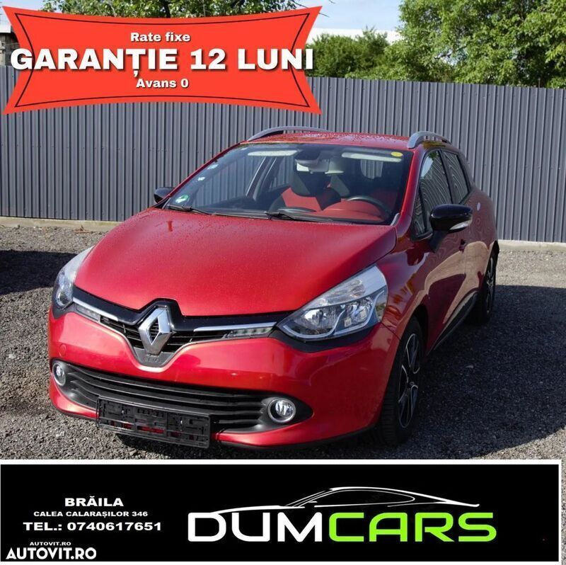 Rosu Utilizat 2013 Renault Clio IV Luxe Hatchback | 6.150 EUR (Preț OK) - Imagine 1/4