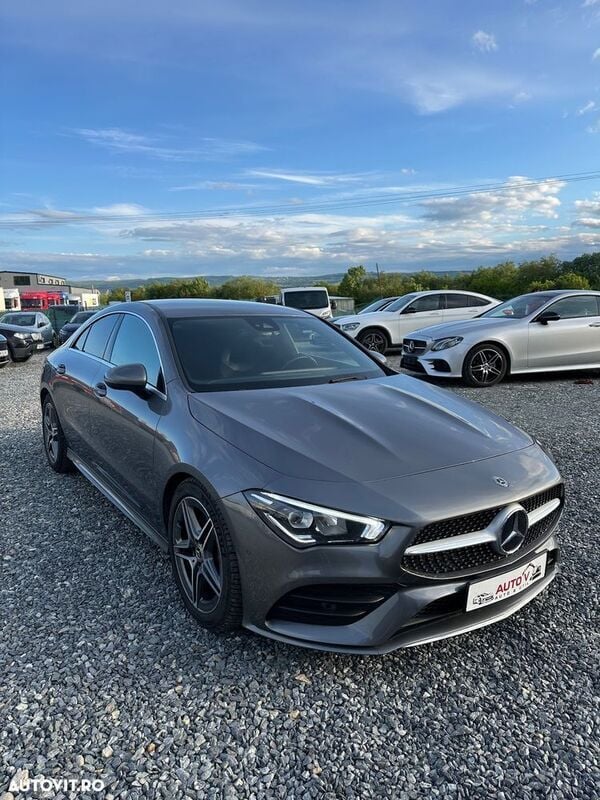 Gri Utilizat 2019 Mercedes CLA200 Coupe | 23.390 EUR - Imagine 1/4