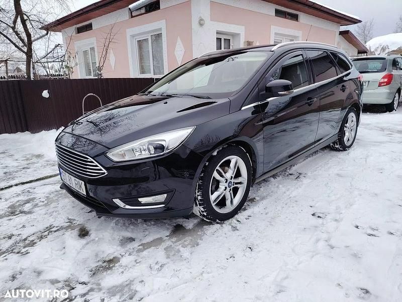 Culoarenegru Utilizat 2015 Ford Focus Trend Break | 5.450 EUR (Preț OK) - Imagine 1/4