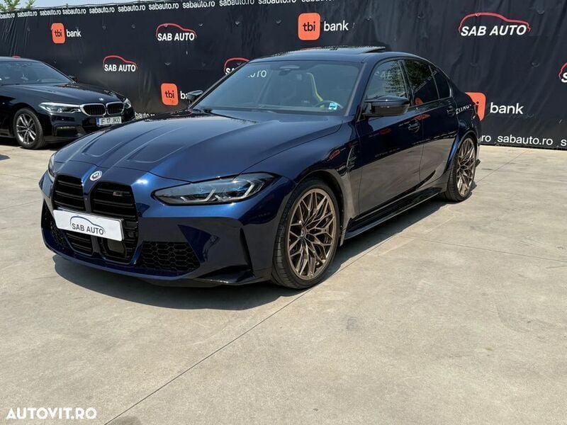 Albastru Utilizat 2022 BMW M3 Competition Edition Berlinǎ | 92.562 EUR (Scump) - Imagine 1/4