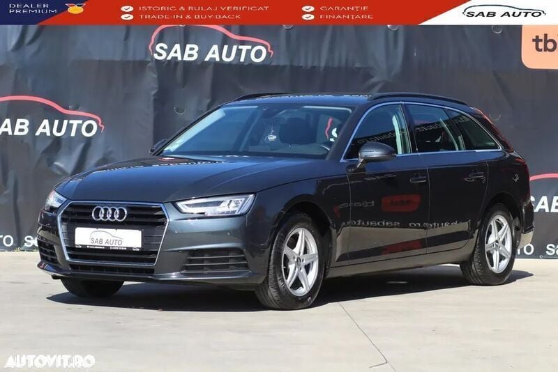 Negru Utilizat 2019 Audi A4 Design Break | 13.999 EUR (Super Preț) - Imagine 1/4