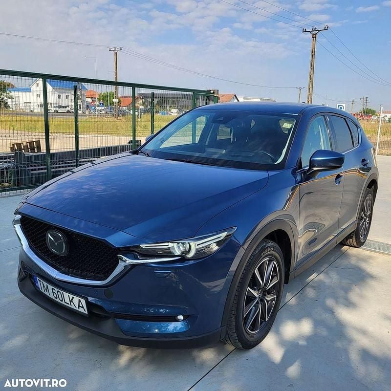 Culoarealbastru Utilizat 2017 Mazda CX-5 SUV | 17.300 EUR (Puțin scump) - Imagine 1/4