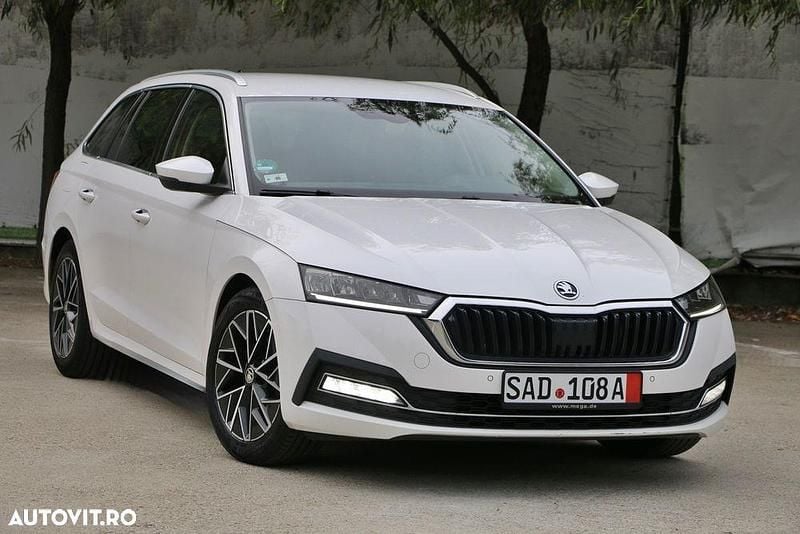 Culoarealb Utilizat 2021 Skoda Octavia SportLine Break | 16.999 EUR (Preț OK) - Imagine 1/4