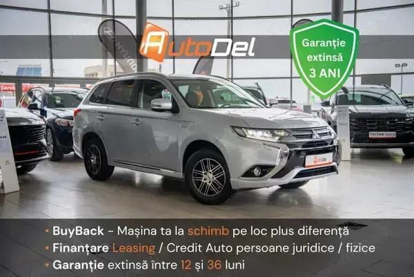 Gri Utilizat 2017 Mitsubishi Outlander P-HEV Top SUV | 15.550 EUR (Preț OK) - Imagine 1/4