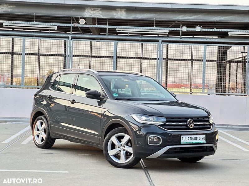 Gri Utilizat 2020 VW T-Cross Style SUV | 14.700 EUR (Super Preț) - Imagine 1/4
