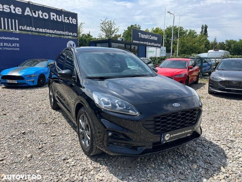 Negru Utilizat 2022 Ford Kuga SUV | 24.383 EUR (Scump) - Imagine 1/4