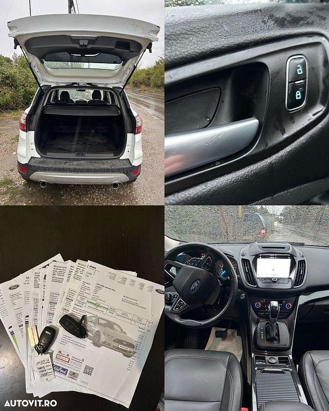 Second-hand Ford Kuga 150 CP (110 kW) 2019 Culoarealb SUV