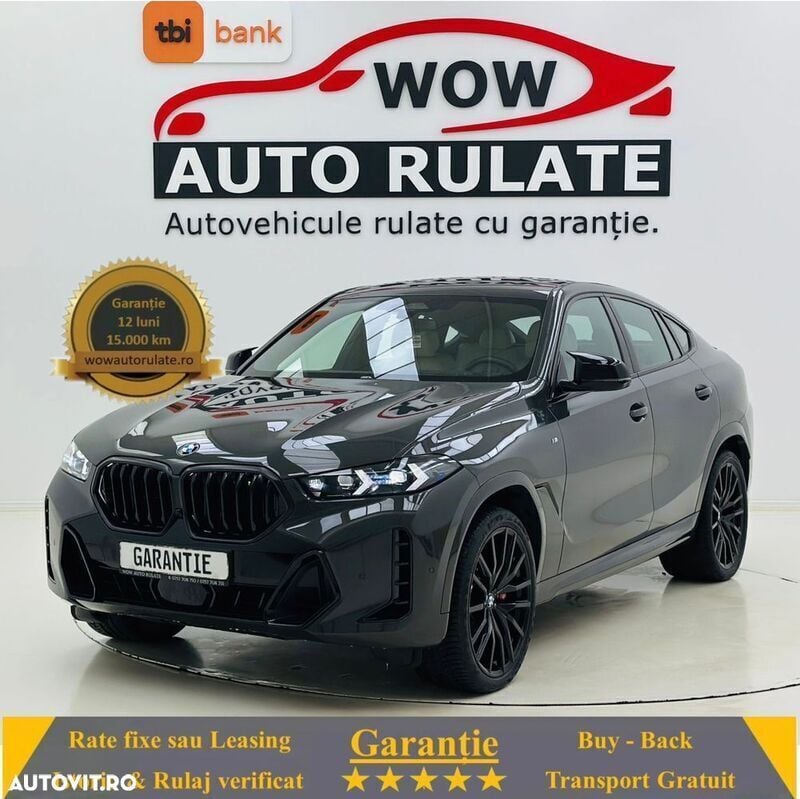 Gri Utilizat 2023 BMW X6 M Sport SUV | 87.590 EUR (Preț OK) - Imagine 1/4