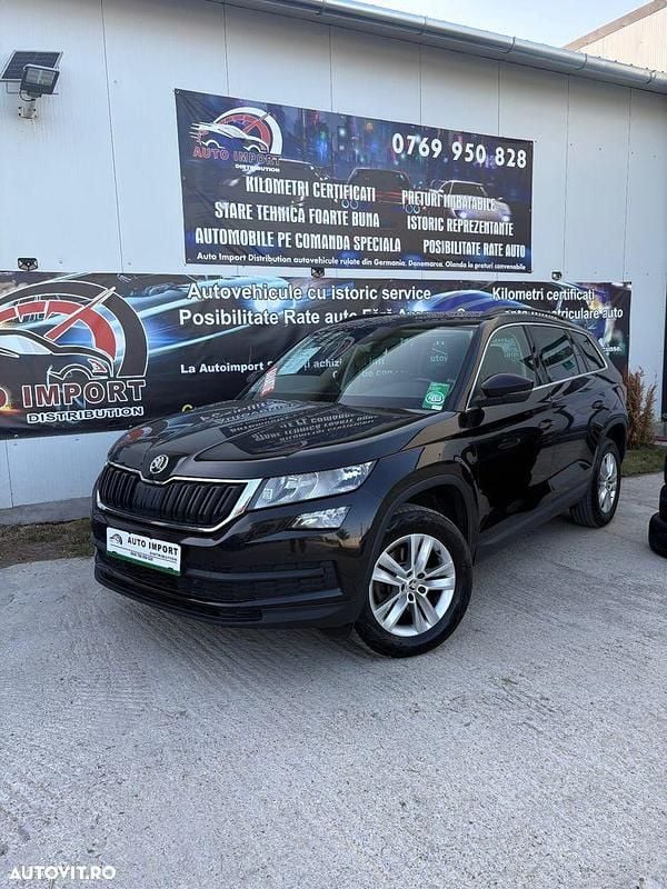 Culoarenegru Utilizat 2020 Skoda Kodiaq Ambition SUV | 17.999 EUR (Super Preț) - Imagine 1/4