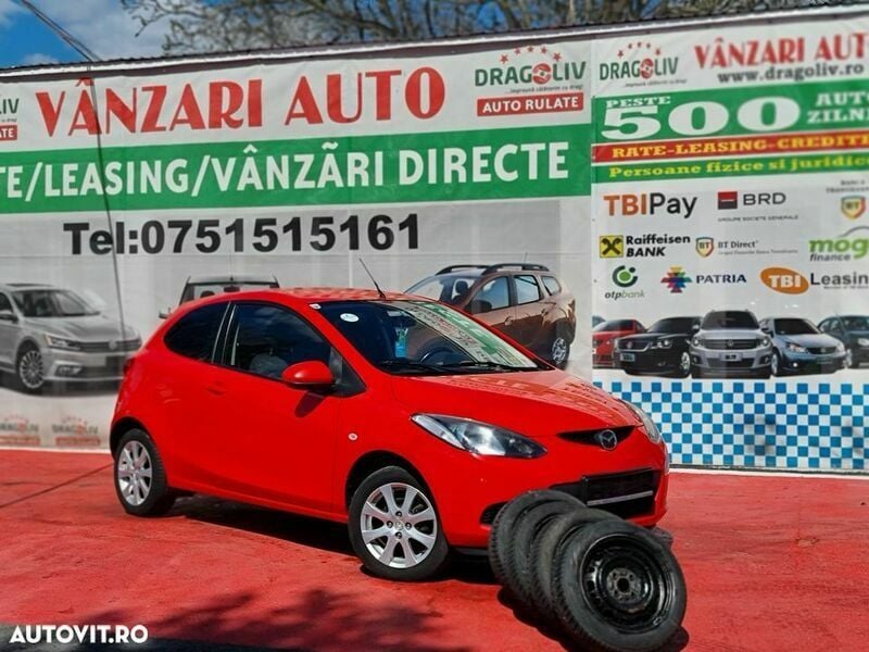Rosu Utilizat 2009 Mazda 2 Hatchback | 2.999 EUR (Preț OK) - Imagine 1/4