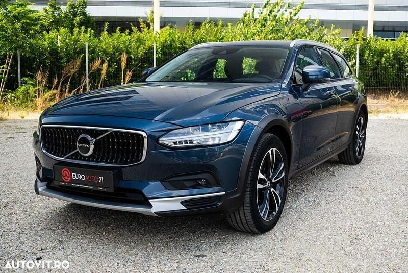 Albastru Utilizat 2021 Volvo V90 CC Core Break | 34.990 EUR - Imagine 1/4