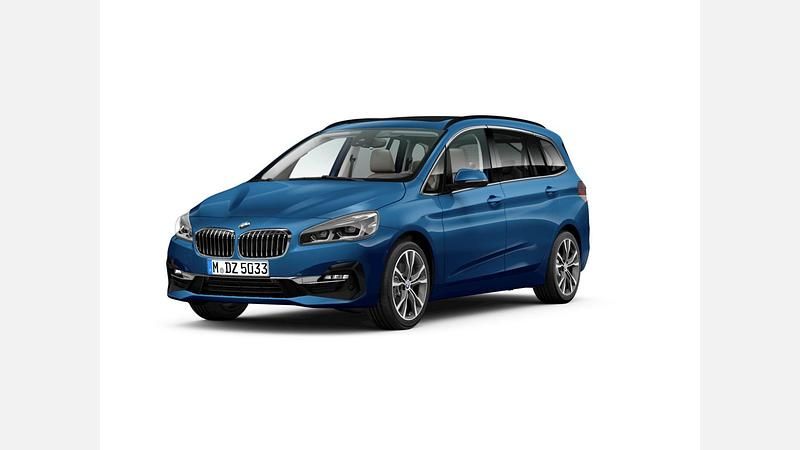 Phytonic blue metallic metalizat Utilizat 2020 BMW 218 Comfort Edition Monovolum | 21.756 EUR (Puțin scump) - Imagine 1/4