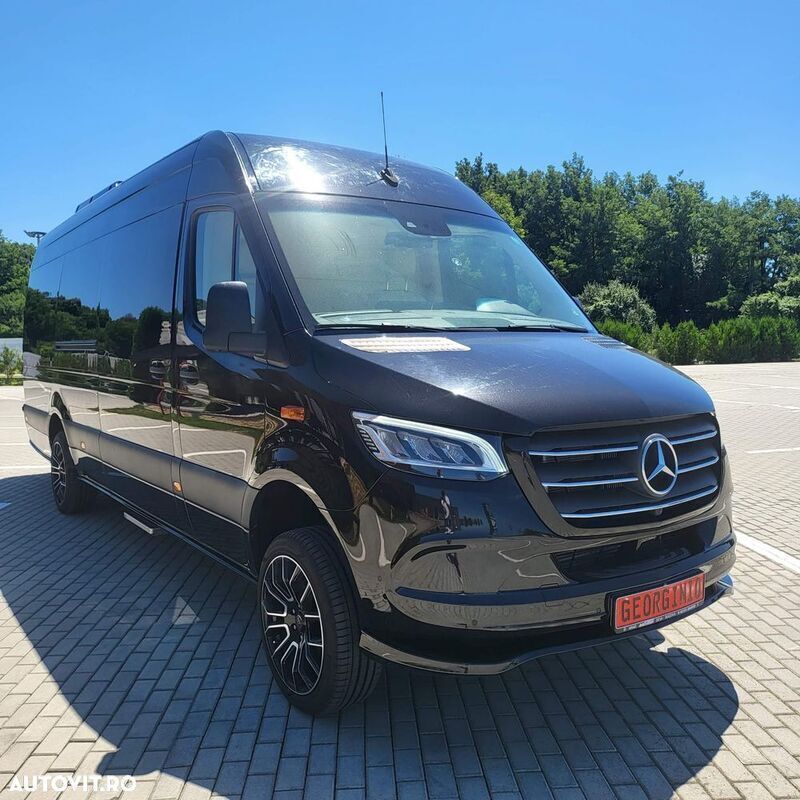 Negru Utilizat 2019 Mercedes Sprinter Van | 98.500 EUR - Imagine 1/4