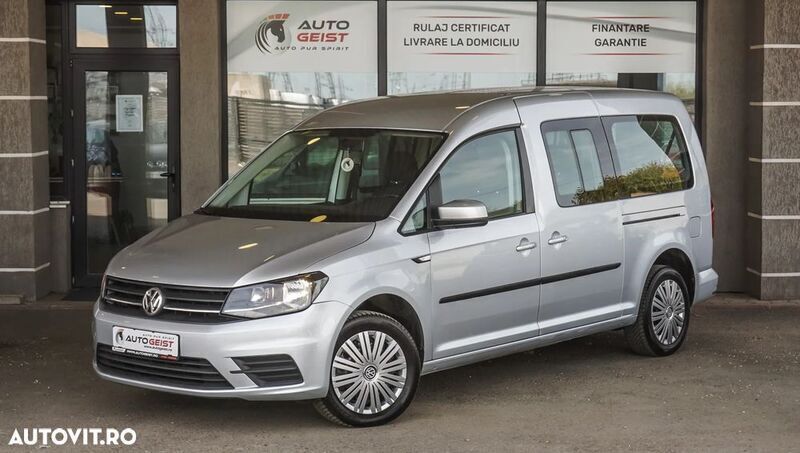 Gri Utilizat 2019 VW Caddy Maxi Comfortline Monovolum | 14.990 EUR (Preț OK) - Imagine 1/4